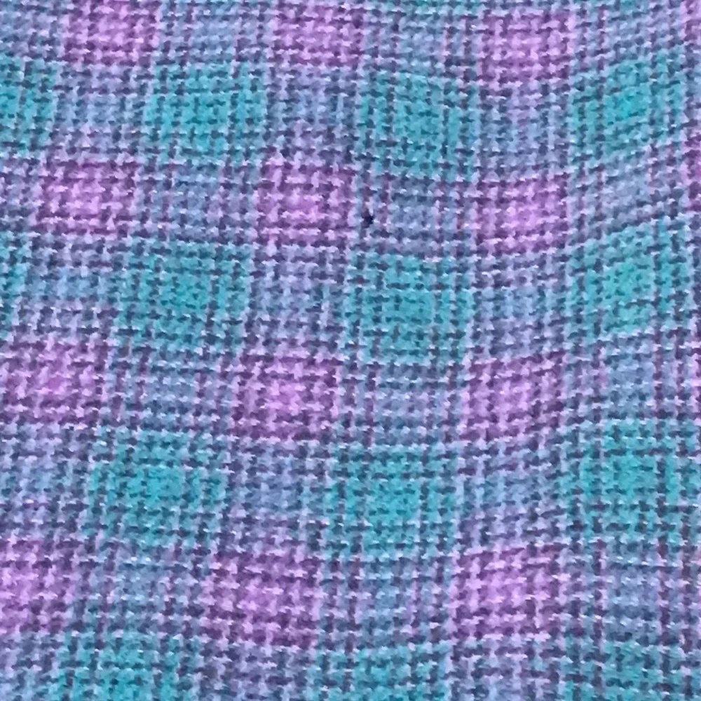 Vintage Pendleton Wool Suit Womens Size 18W Blue Plaid 2 Piece Skirt Blazer USA - Picture 16 of 16